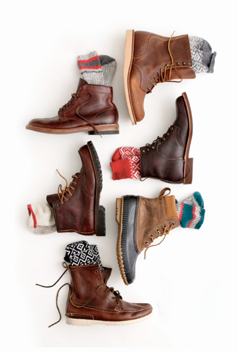 boots chaussette homme