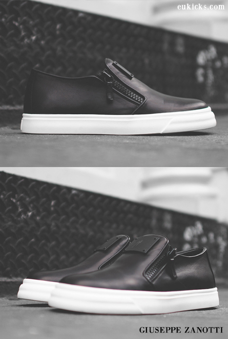 slip on homme cuir